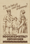 717085 Advertentie voor het opfokvoer van de N.V. v/h J.S. Hooghiemstra, hoofdkantoor: Wittevrouwensingel 104 te Utrecht.